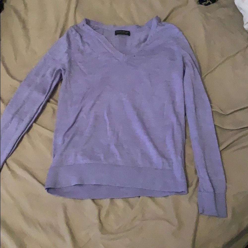 Banana Republic Purple cashmere sweater